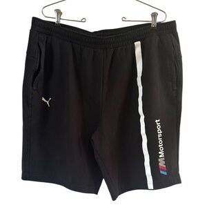 Puma Black Athletic 9” Shorts with BMW Motorsport Design size XXL